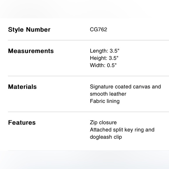 Coach Circle Coin Purse, signature canvas, white, NWT - Picture 7 of 8